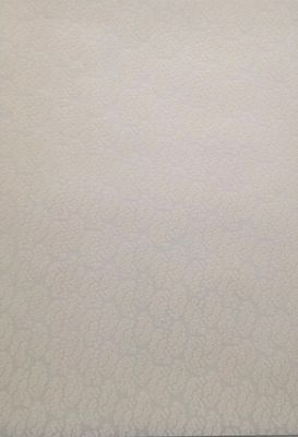 Transparentpapier Weiß mit Weißen Ornamenten bedruckt