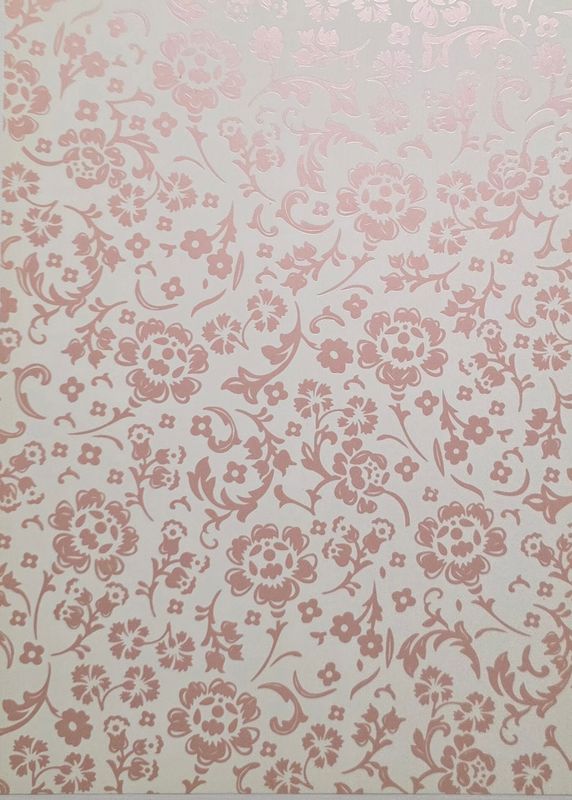 Silk Art Rosa foliert