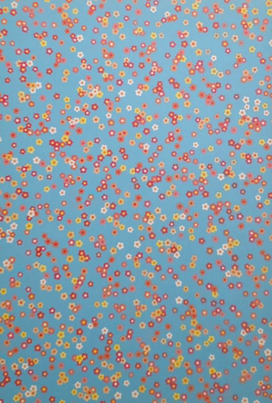 Zarte Blüten Blau
