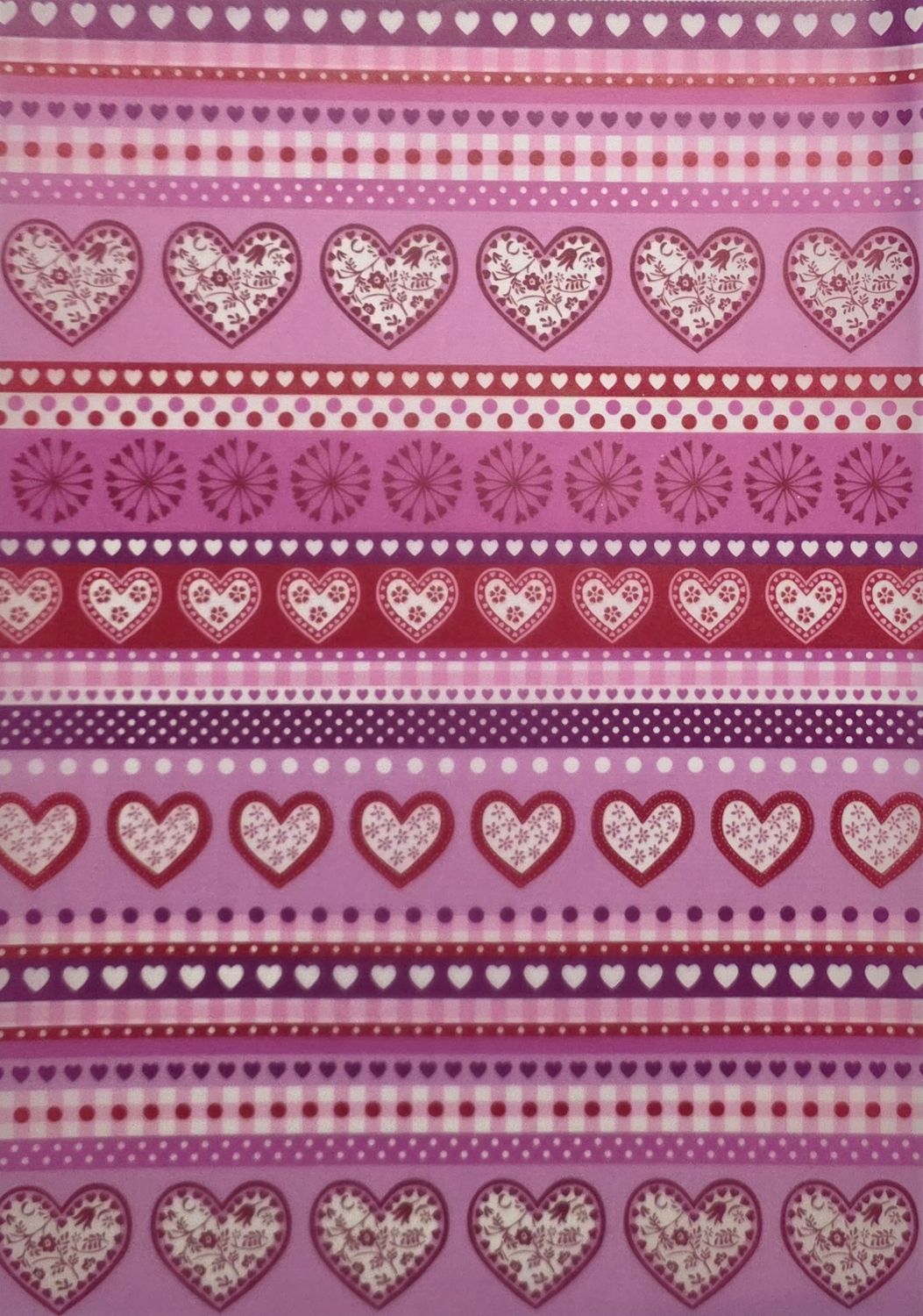 Transparentpapier Herzen