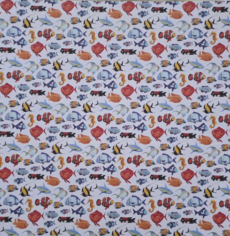 kleine Fische Scrapbook Papier kleine Fische Scrapbook Papier