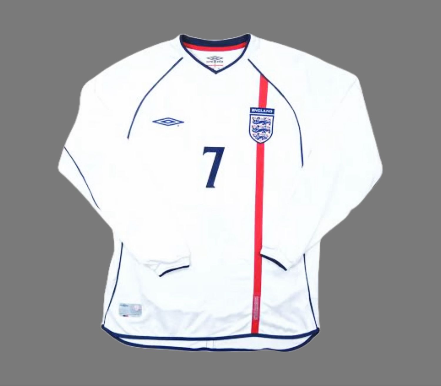 England 2002 Beckham 7 (L)