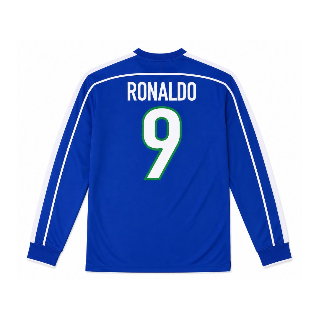 1998ブラジル ホーム #9 ロナウド L Brazil 1998 Ronaldo 9 (L)