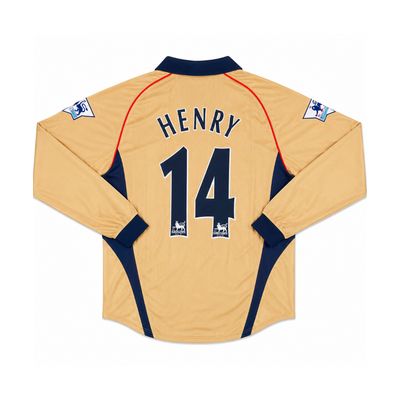 Arsenal 01/02 Henry 14 (EPL BADGES) (L)
