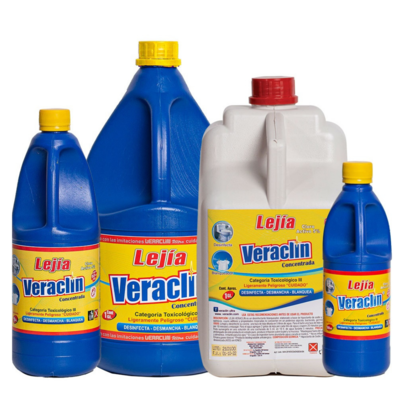 Lejía Concentrada Envase Azul 5% Veraclin