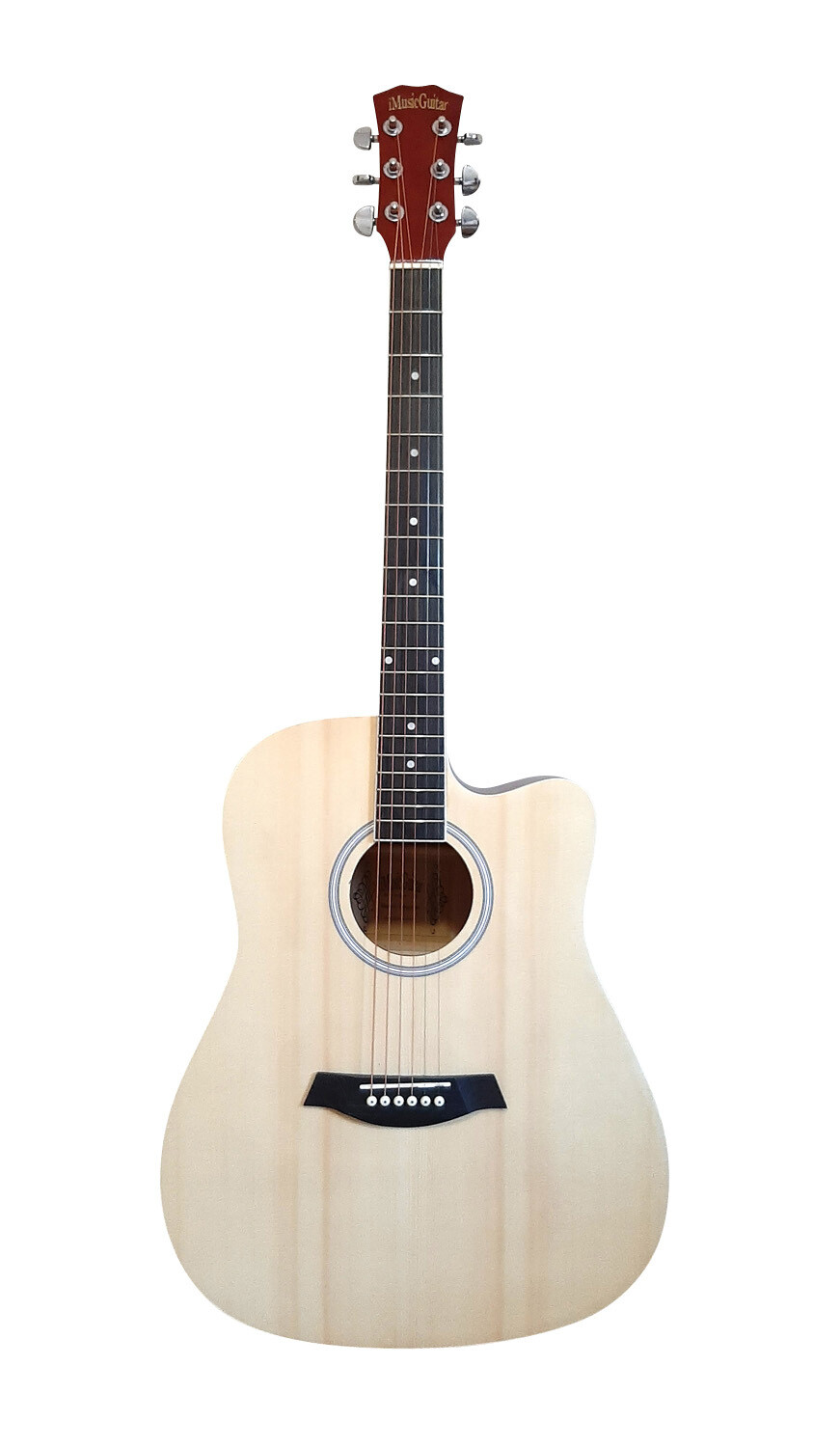 Acoustic Guitar for beginners Natural Full Size iMusic640