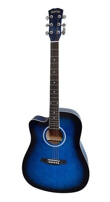 Blue Left Handed Acoustic Guitar - Acoustic Guitars