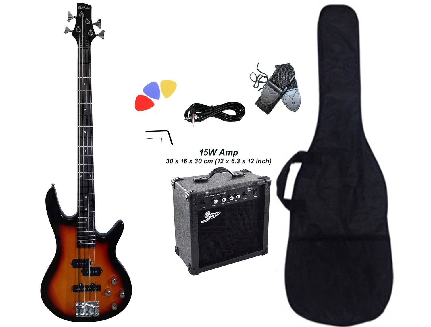 Electric Guitar And Amp Package - Best Bass Guitar For Beginners Easy To Play