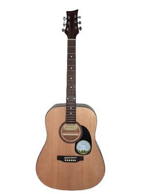 Acoustic Guitar Beaver Creek BCTD101 Natural 41 inch full size