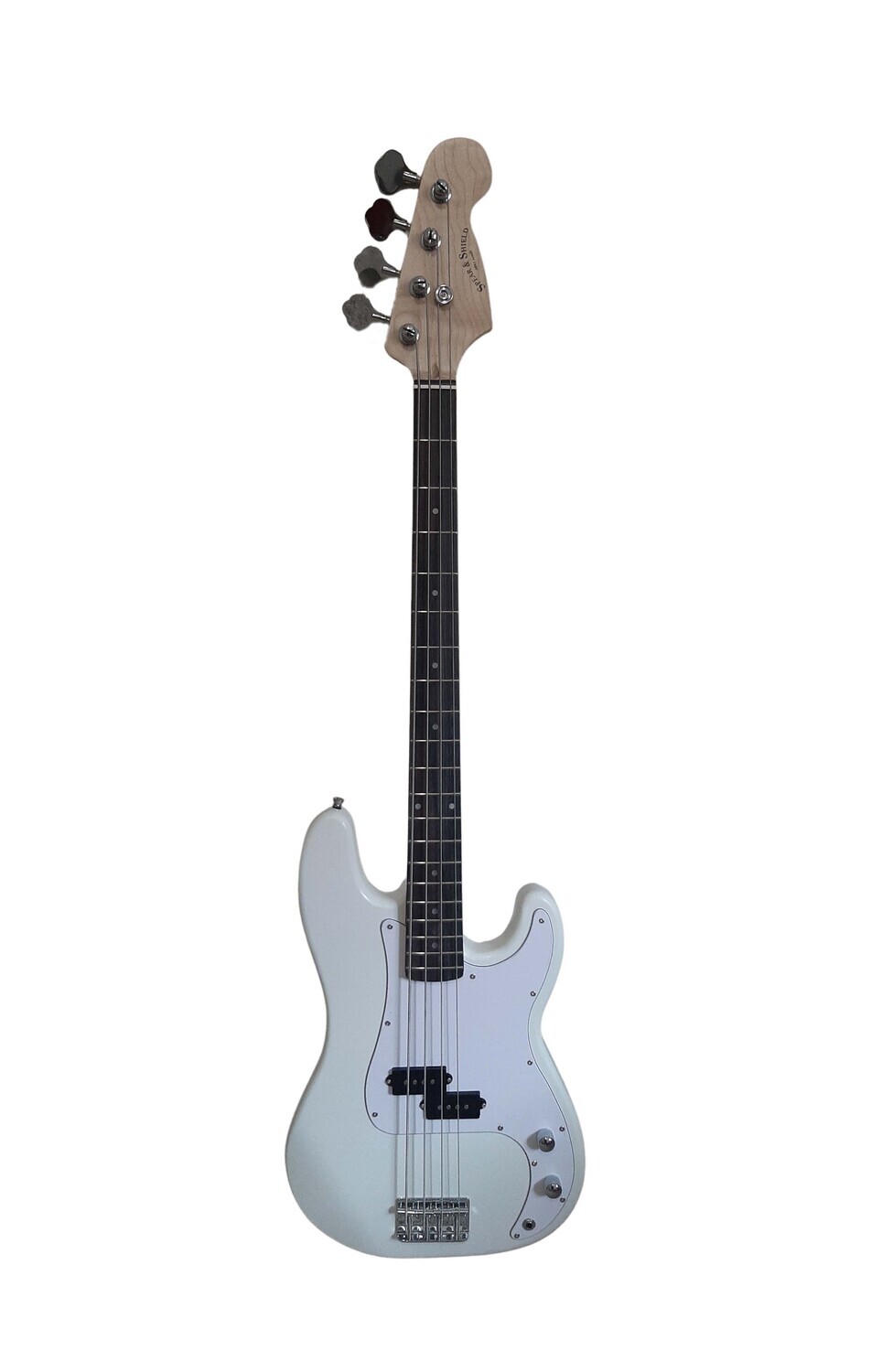 Bass Guitar for Beginners Regular Size White SPS514