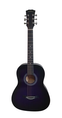 Acoustic Guitar 36.5 inch for Beginners, Kids Purple SPS394