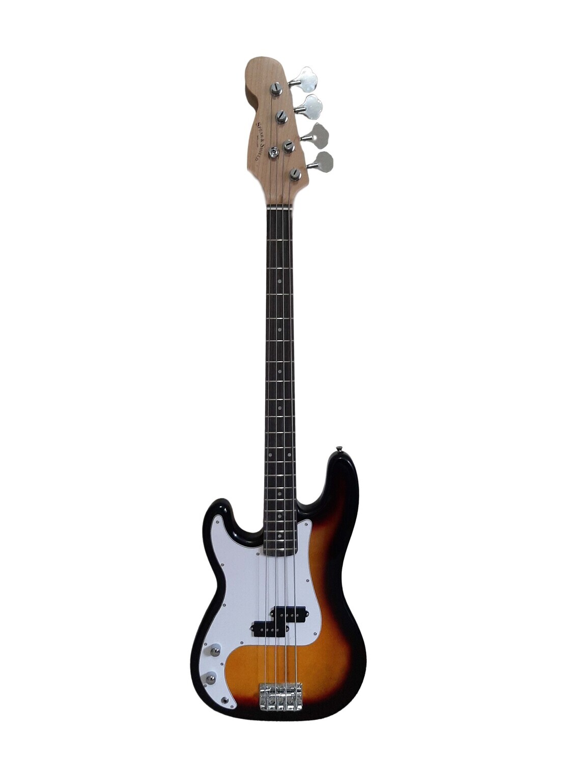 Left handed Bass Guitar for Beginners Regular Size Sunburst SPS510LF
