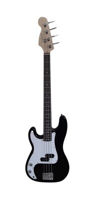 Left handed Bass Guitar for Beginners Regular Size Black SPS511LF