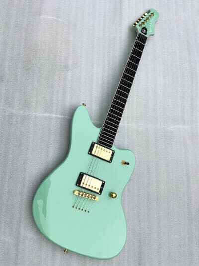 Electric Guitar Jaguar Mahogany Body Light Blue SPS756