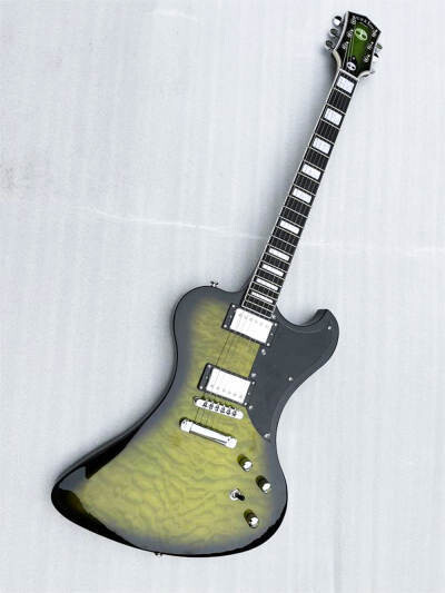 Electric Guitar Royal Classic Mahogany Body Light Green SPS697