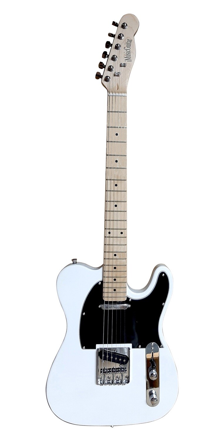Telecaster Solid full-size electric guitar for beginners white PG367T