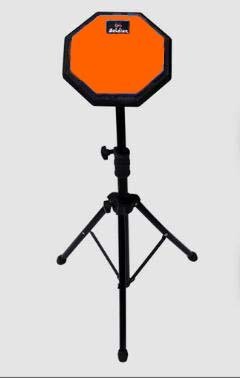 Drum practice pad 8 inch with tripod stand and carrying bags Brand new SPS474 Orange