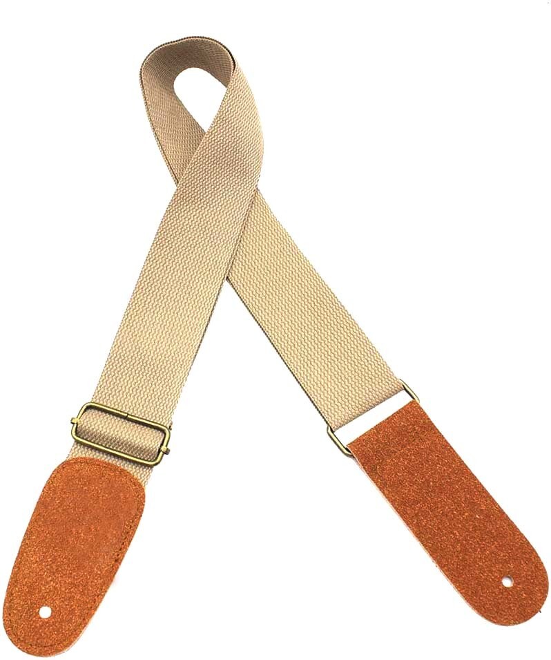 Adjustable Strap for Acoustic, Electric, Classical, and Bass Guitars for Beginners SPS6523WH Free Shipping