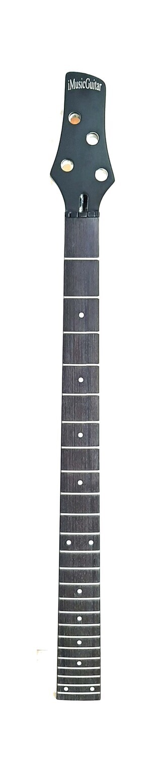 Electric Bass Neck 24 Fret Bass Neck Maple Rosewood Fretboard Fingerboard for Electric Bass Accessary Performance Accessories Bass Neck
