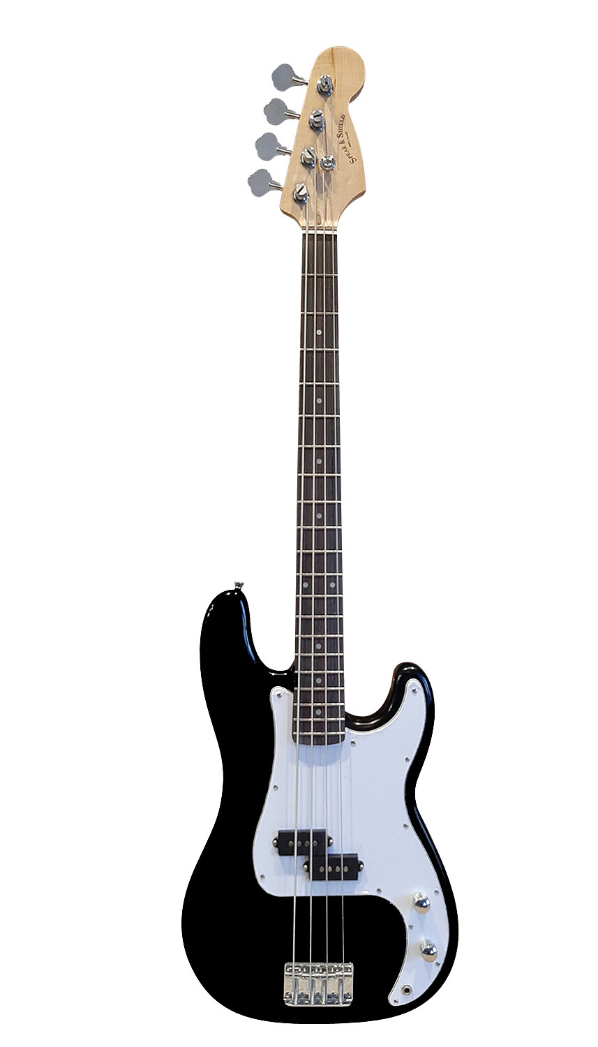Spear &amp; Shield Electric Bass Guitar 4 Strings Full Size Precision style 20 Frets Black SPS513
