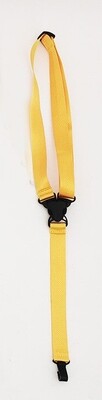 Adjustable Ukulele Strap Clip on Ukulele Strap, Guitar Strap, Ukulele Neck Strap Suitable for Ukulele Button-Free Hands-Free Yellow