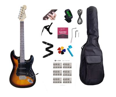 Electric Guitar Standard size for beginners, Students Sunburst SPS524