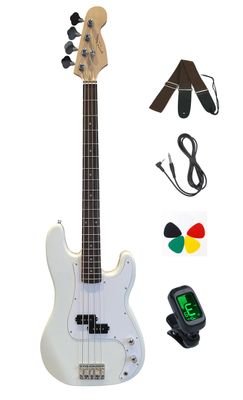 Spear &amp; Shield Electric Bass Guitar 4 Strings Full Size Precision style 20 Frets SPS514 Package