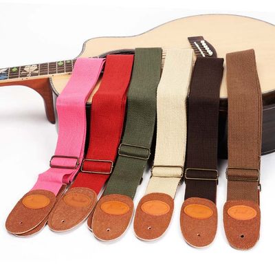 Adjustable Strap for Acoustic, Electric, Classical, and Bass Guitars for Beginners SPS6523BR Free Shipping