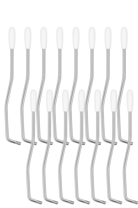 15 Sets Tremolo Arm Whammy Bar with Tips – Compatible with Strat Style Electric Guitars – Spare Replacement Parts