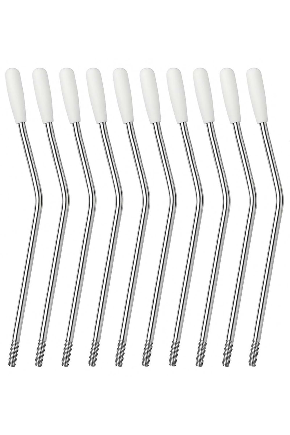 10 Sets Tremolo Arm Whammy Bar with Tips – Compatible with Strat Style Electric Guitars – Spare Replacement Parts