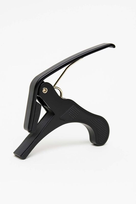 Single Handed Quick Change Accessory Capo for Acoustic, Electric and Classical guitars Black