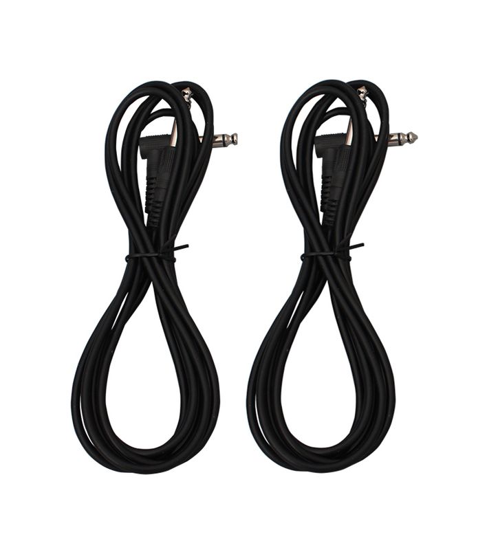 2-Pack 1/4&quot; Guitar Instrument Cable – Durable Audio Cable for Electric Guitar, Bass, or Keyboard