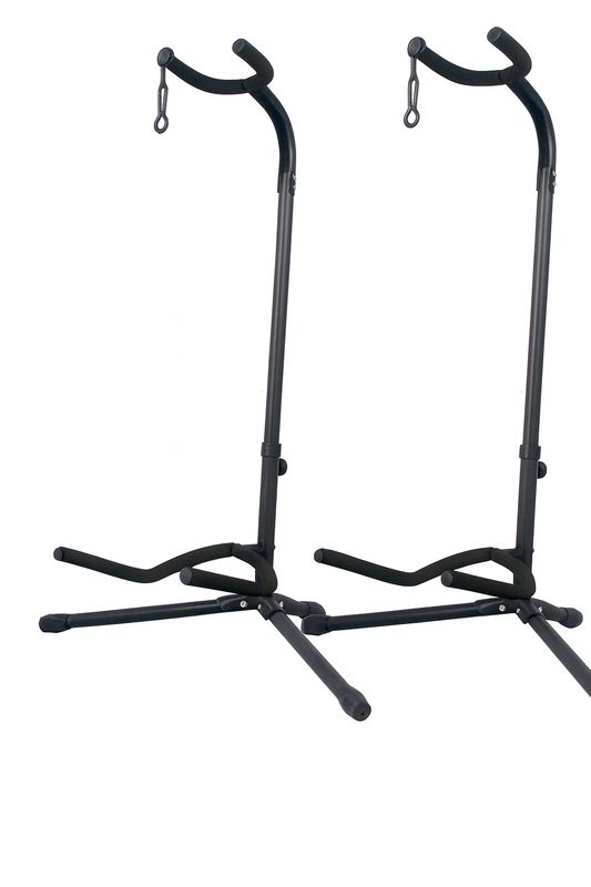 Universal Guitar Stand – Fits Acoustic, Electric, Bass &amp; Classical Guitars, Foldable &amp; Stable Design