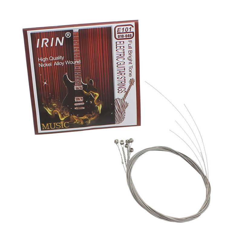 Electric Guitar Strings E101 (010-046) – Nickel Alloy Wound, Bright Tone, Durable &amp; Rust-Resistant