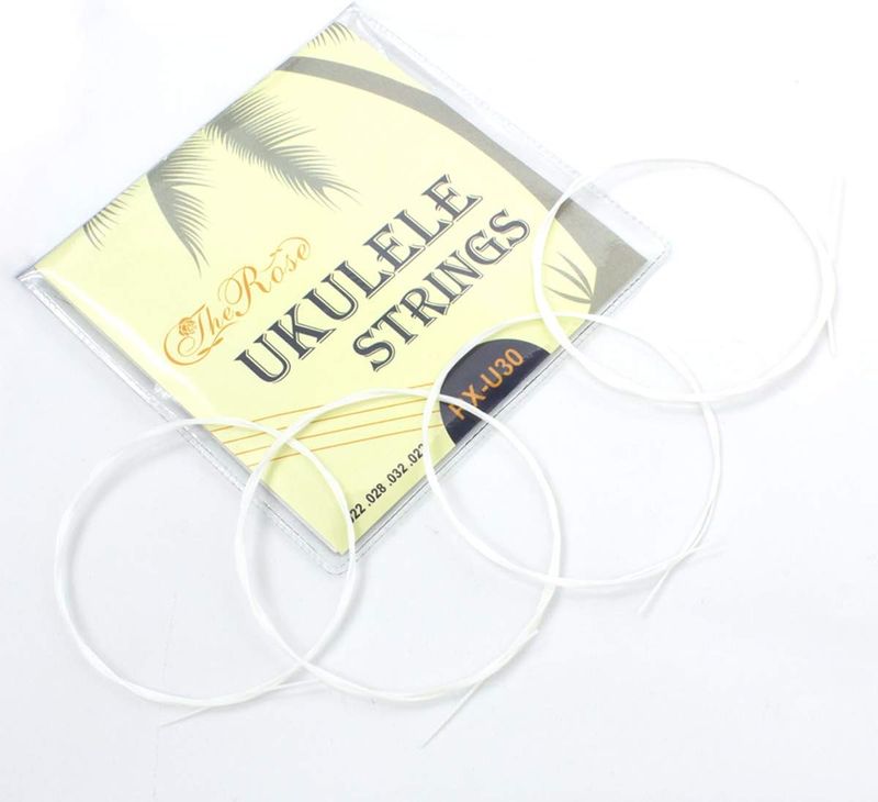 3 Sets Ukulele Strings – Nylon 4-String Replacement Set (.022 Gauge) for Soprano, Concert, and Tenor Ukulele