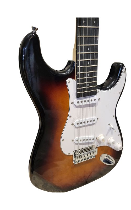 Electric Guitar 39 inch full size SSS Pickup Solid Body for Beginners, Adults, Students Sunburst JPS65