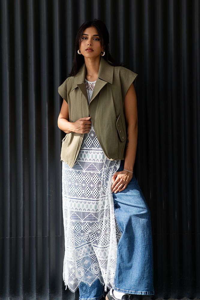 Maxi Lace Top