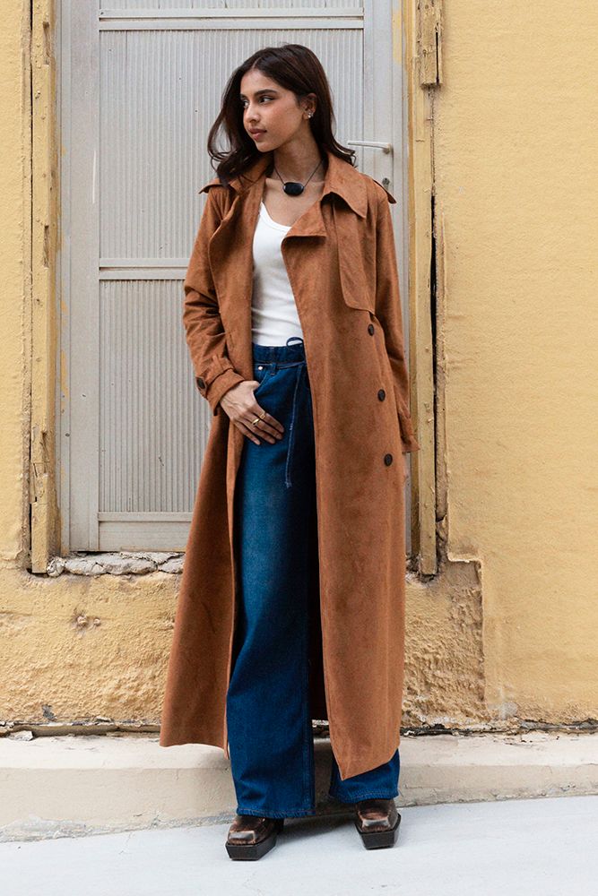 Suede Trench Coat (last Piece in XL)