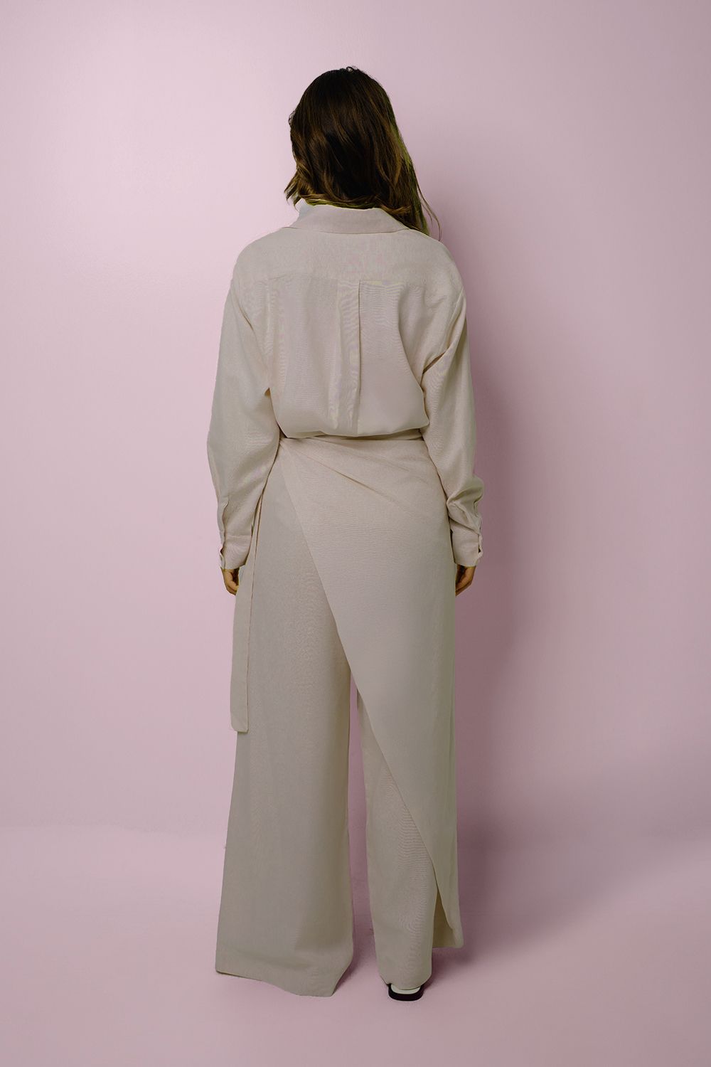 Linen Set in Sand beige