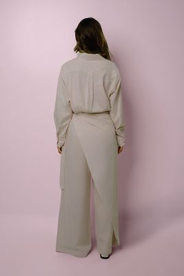 Linen Set in Sand beige