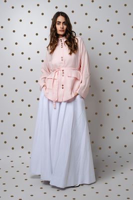 Safari Jacket in Powder Pink