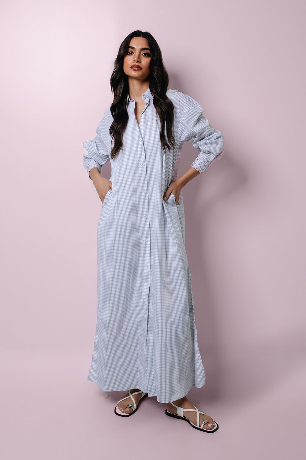 Checkered Shirtdress