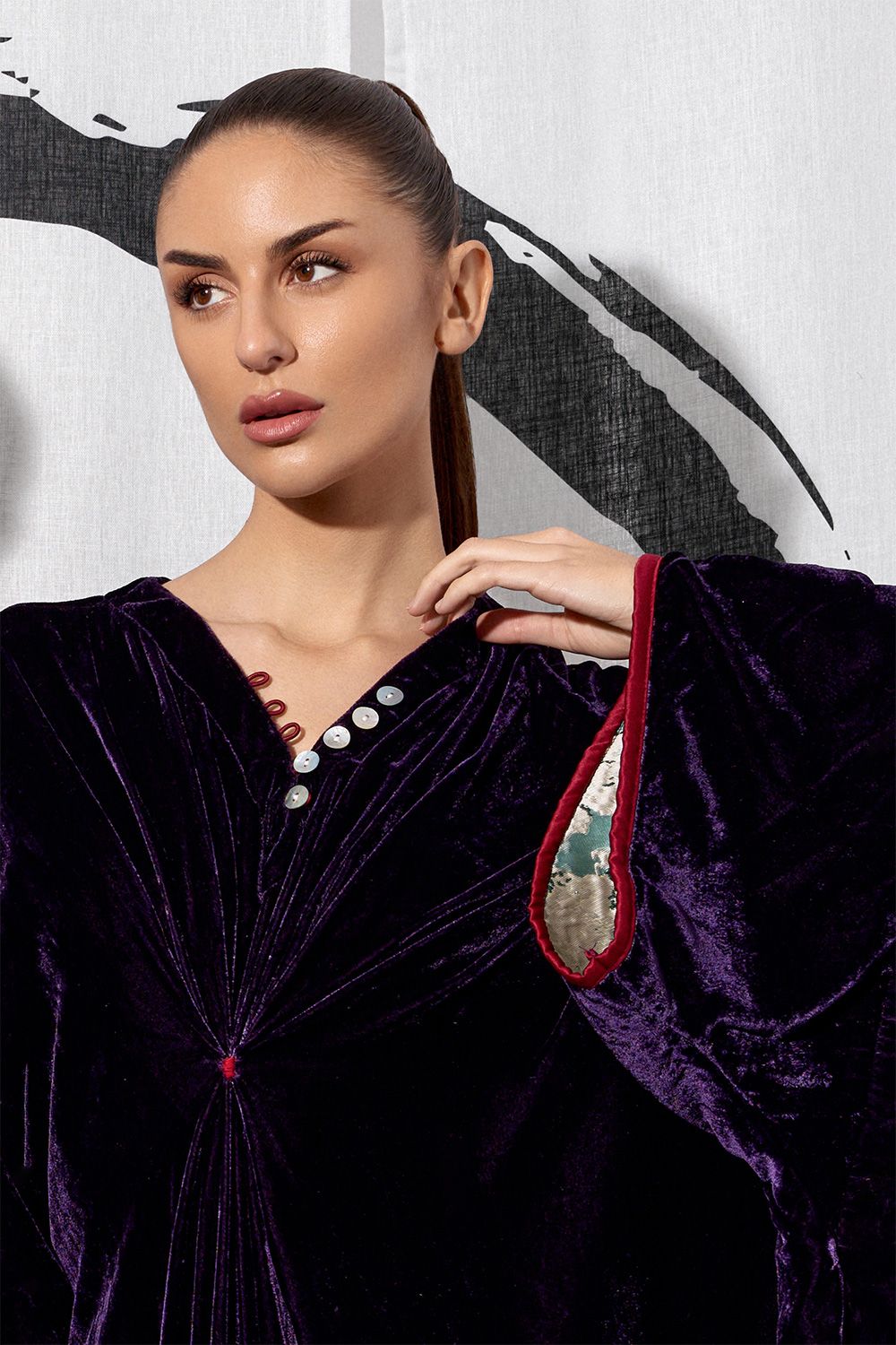 Irodori Kimono (Purple)