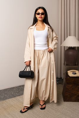 Balloon Pants Set (Sand Beige)