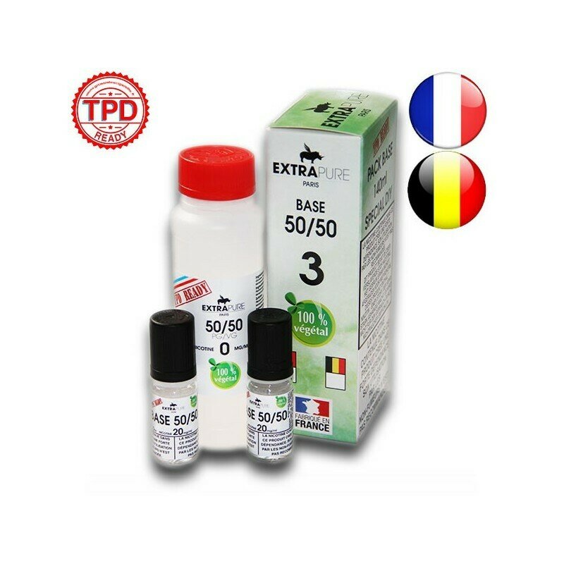 PACK 140ML BASE 3MG EXTRAPURE TPD