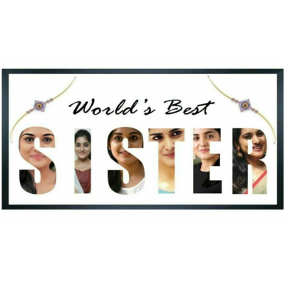 Best Sister Photo Frames 9 X 13 Inches
