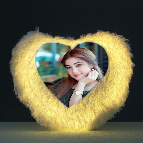 Personalized LED Cushion Golden Light