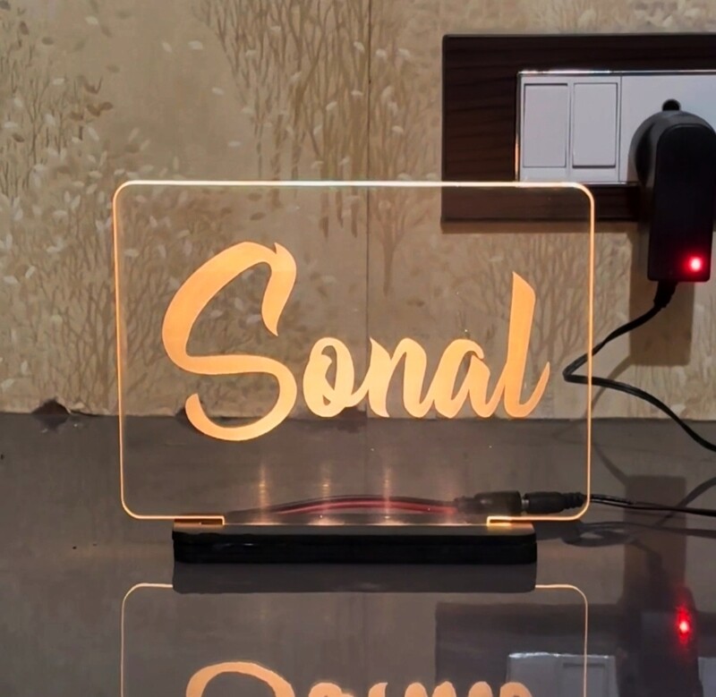 Name LED I'llusion Lamp π