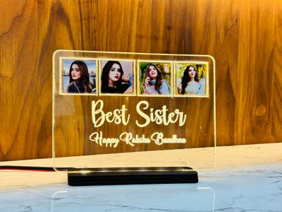Led Lamp Best Sister Happy Rakshabandhan 🥰😍