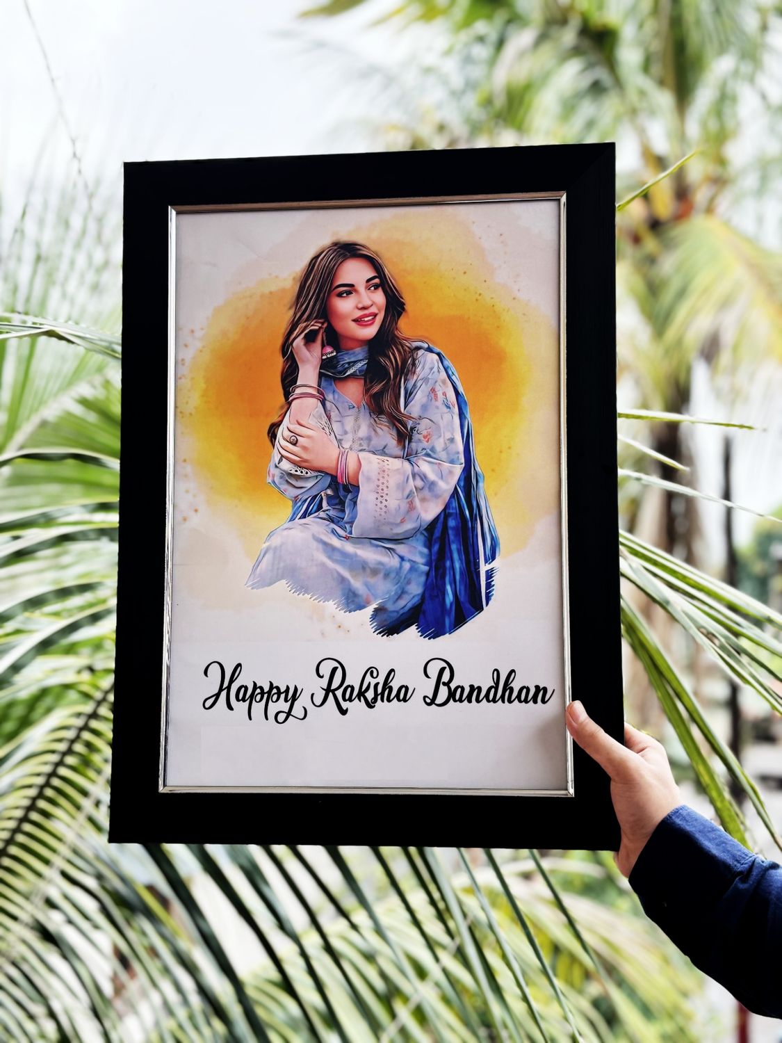 Glitter Effect Digital Painting Photo Frame 😍 | Perfect Gift | Cash on Delivery Available 😍